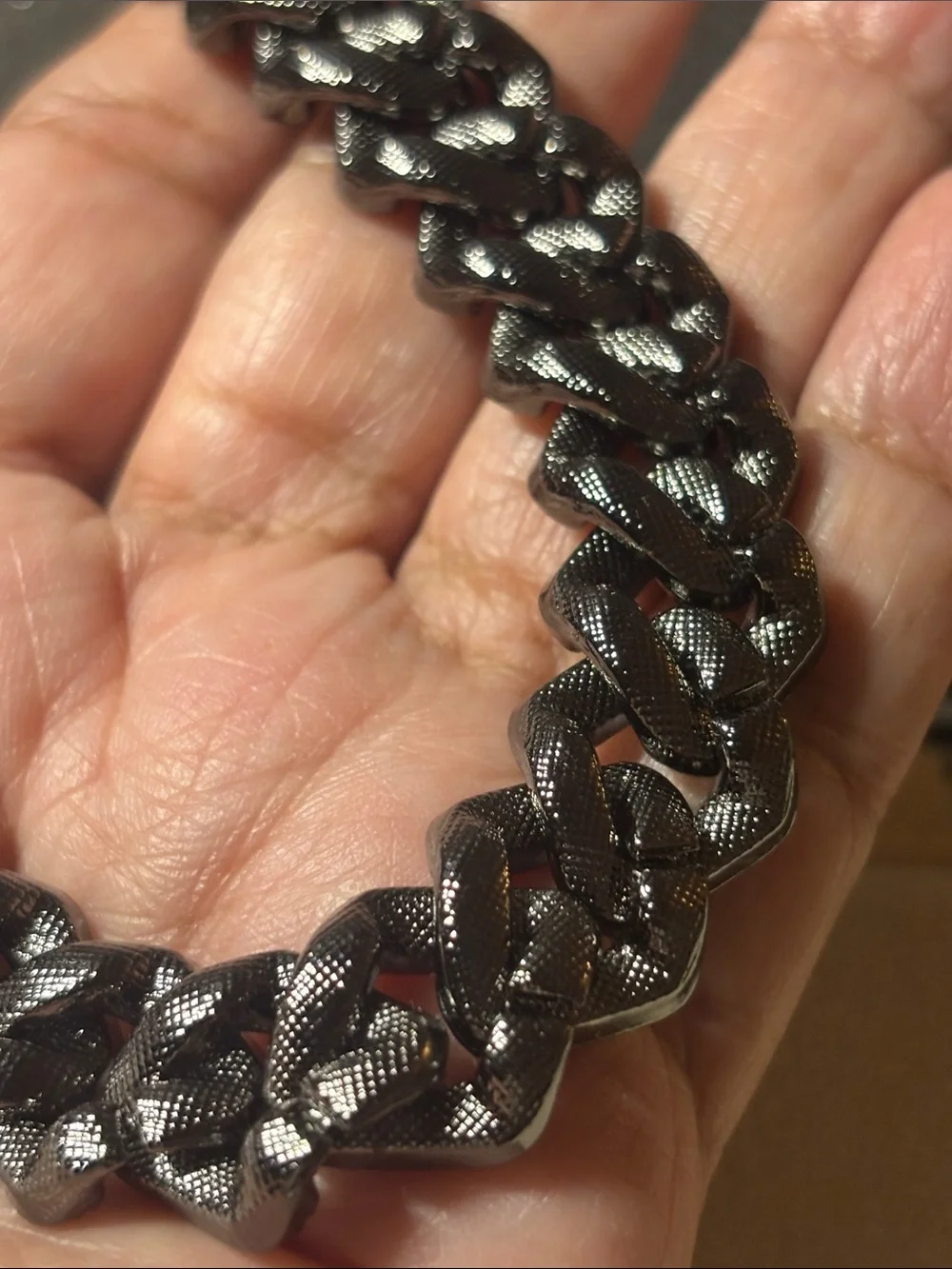 8.5” Gunmetal Chain-Link Bracelet - Women Accessories